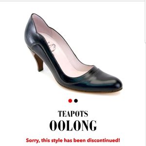 John Fluevog Teapots Oolong black size 9.5